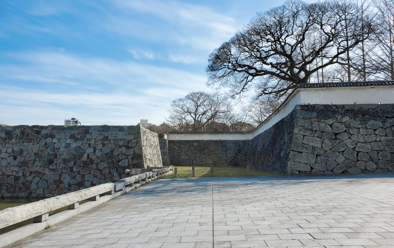 福岡城 上之橋御門跡